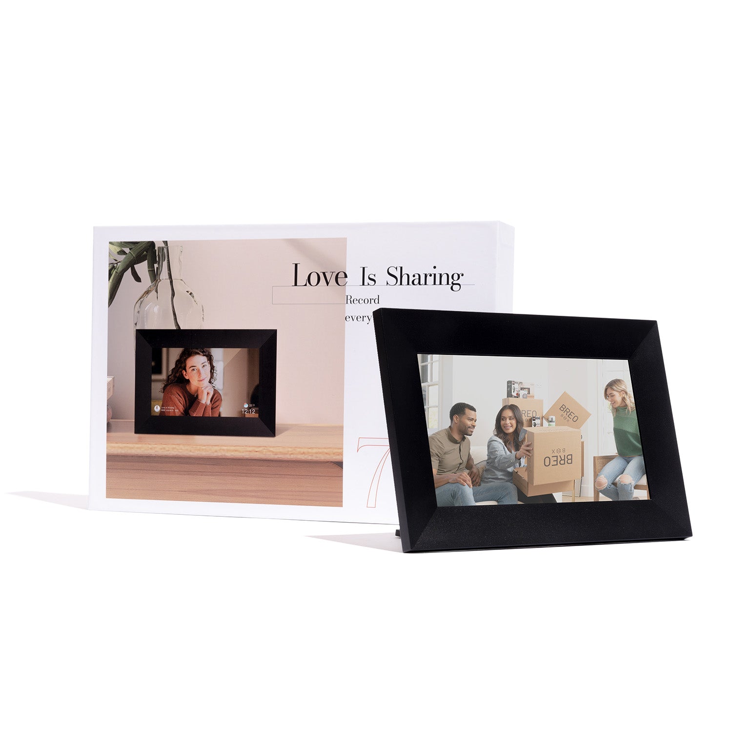 AiMOR 7" Digital WiFi Photo Frame BREO BOX