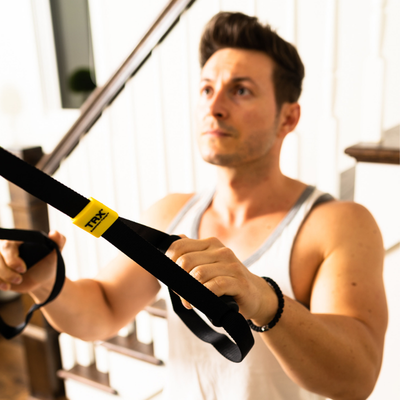 TRX Suspension Band is a great way to stay healthy and fit from home!